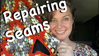 🪡 🧶 How to Repair and refresh Old Crochet Blankets | Thrifted Finds & Heirlooms 🧶 🪡 Tips &Tricks #2