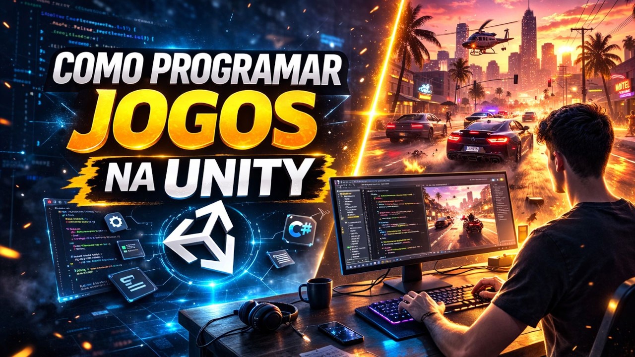 COMO PROGRAMAR JOGOS NA UNITY (GUIA PARA INICIANTES) - YouTube