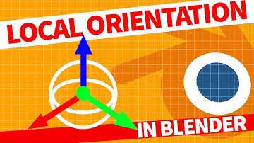 How to Change Gizmo Orientation to Local in Blender