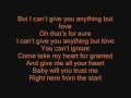 Daniel Schuhmacher - Anything But Love ( Lyrics/Songtext )