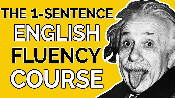 The 1-Sentence English Fluency Course - How To Speak English Like A Native - DayDayNews
