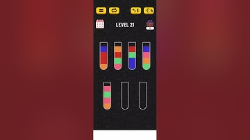 Water Sort - Color Puzzle Game level 21
