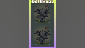 Find 3 Differences - Brain Challenge #puzzletime #spotthedifference #challenge #ytshorts #find #yt