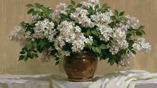 Vintage Flower Paintings for Your TV 🌸 | 4K Floral Art Slideshow | Cottagecore TV Art | 2 Hours screenshot 5