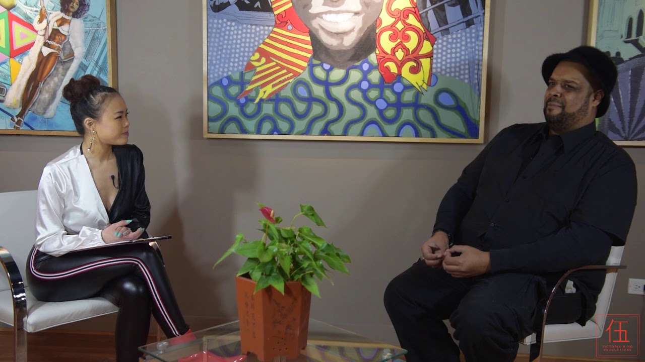 Chicago artist Rahmaan Statik Exhibits for Black History Month at The Art Gallery in Chinatown