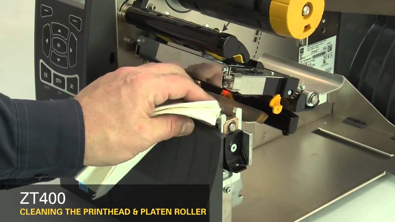 วิธีทำความสะอาด Printhead & Platen Cleaning ปริ้นเตอร์ ZT410 & ZT420 Zebra printers YouTube