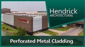 ▶ Perforated Metal Cladding - Parking Garage - Architectural Sheet Metal Work