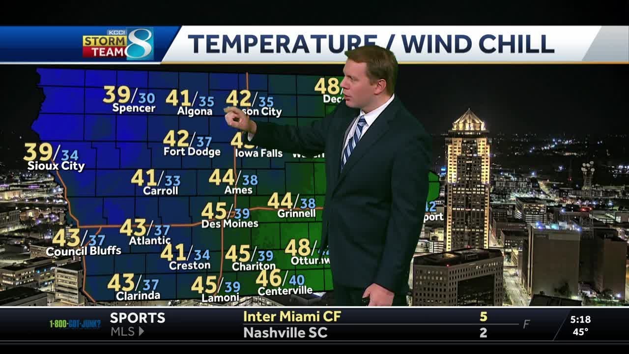 Iowa weather: Fall chill settles in - YouTube