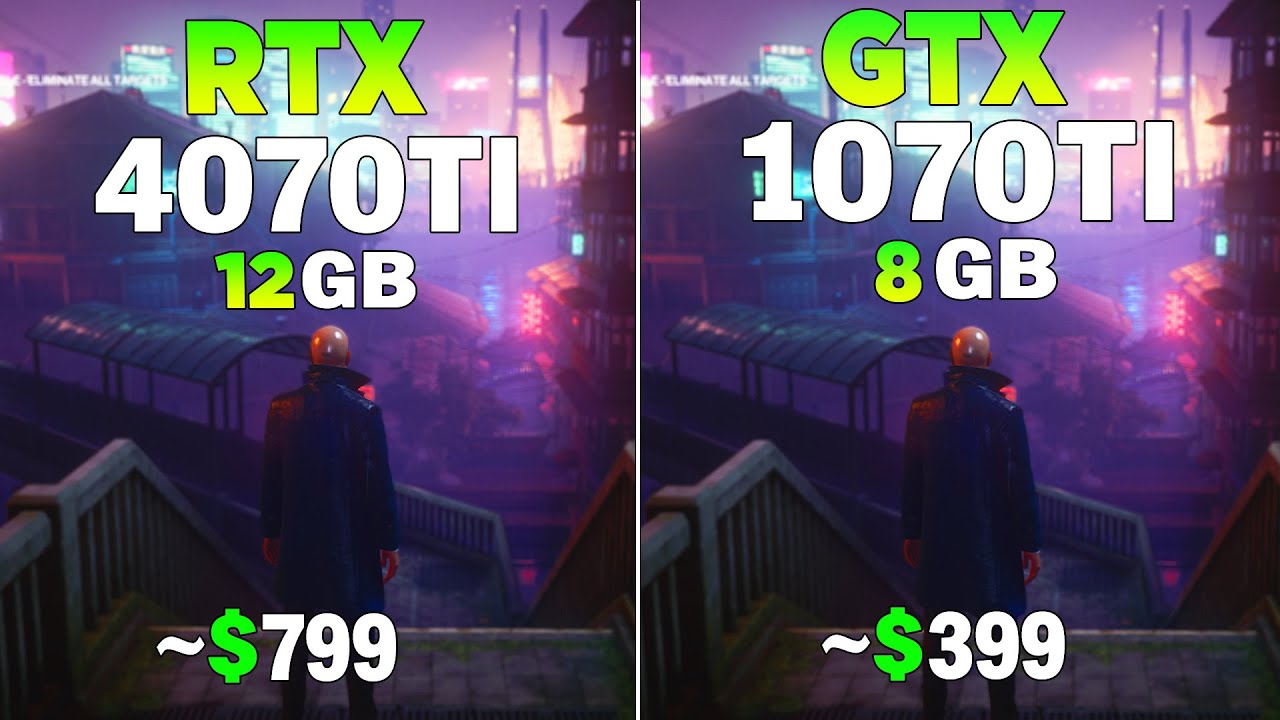 RTX 4070 Tİ vs GTX 1070 Tİ - Test in 8 Games - YouTube