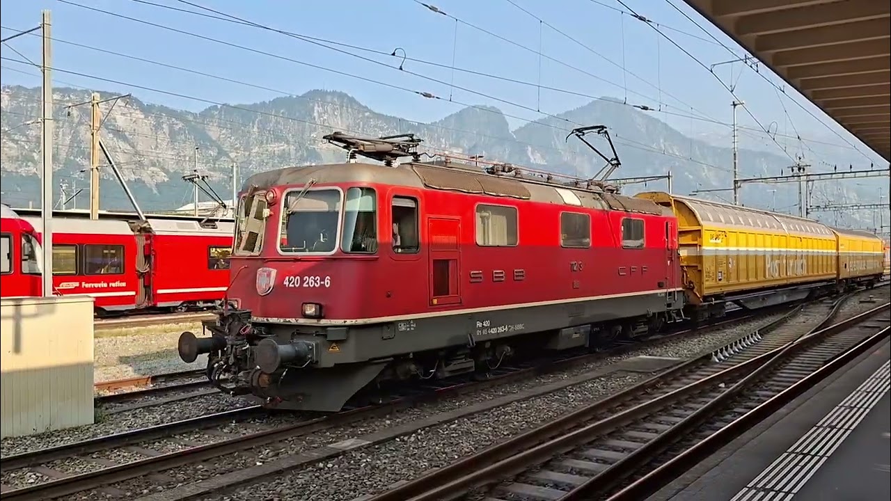 Mi particular Grand Train Tour of Switzerland: De Landquart a Chur y Domat/Ems y regreso, 11/06/2025