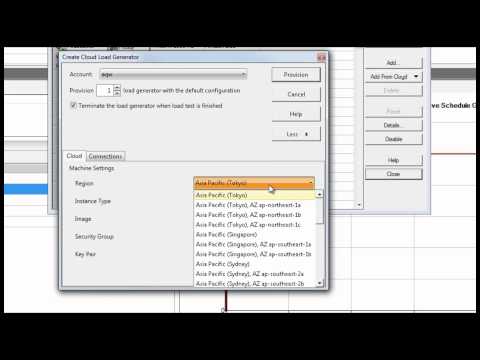 HP LoadRunner Cloud Testing (Amazon)