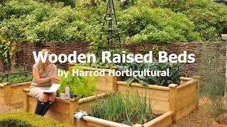 Best-Selling Wooden Raised Beds by Harrod Horticultural