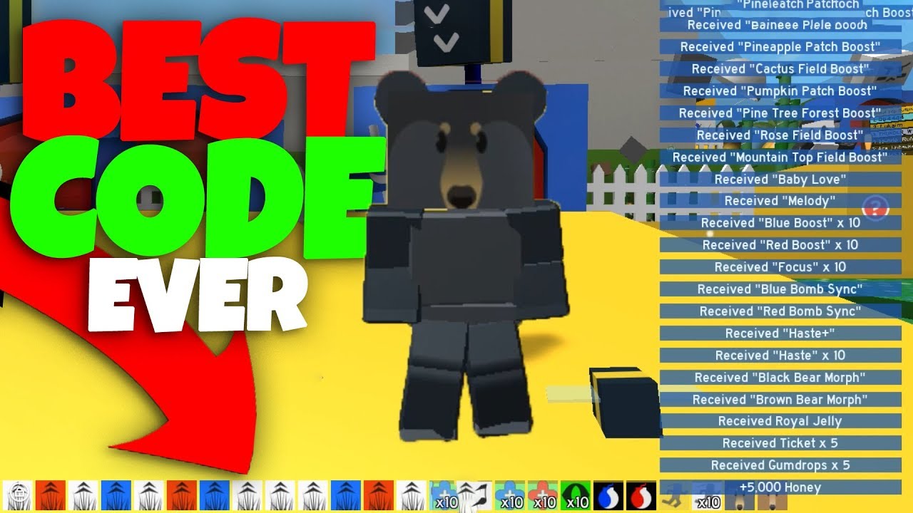 best-code-ever-bear-morph-and-all-boosts-roblox-bee-swarm-simulator-youtube