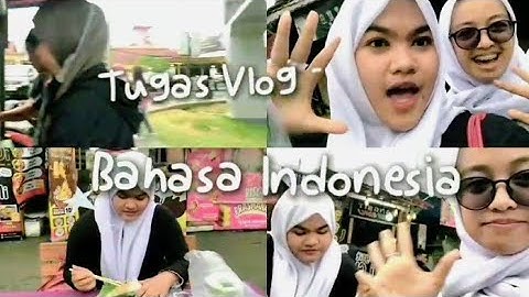 TUGAS BAHASA INDONESIA MEMBUAT VLOG, review lumpia basah pinggir masjid agung kota Sukabumi