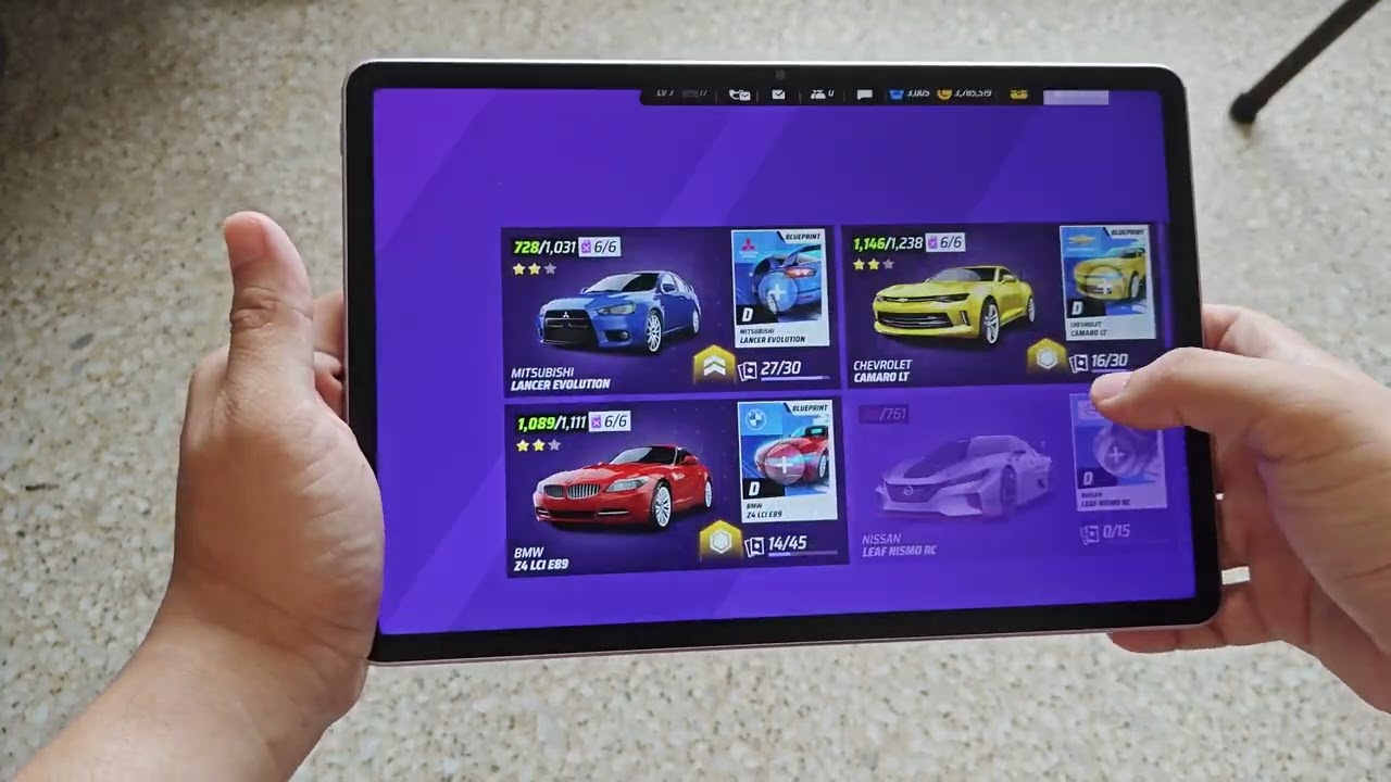 HUAWEI MatePad 11.5 PaperMatte Edition 2025 Asphalt Legends Unite gameplay 