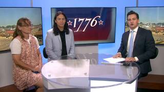 Greg Holt with Cedar Falls Community Theatre, and Kelli McCarthy with Gallagher Bluedorn PAC - KWWL
