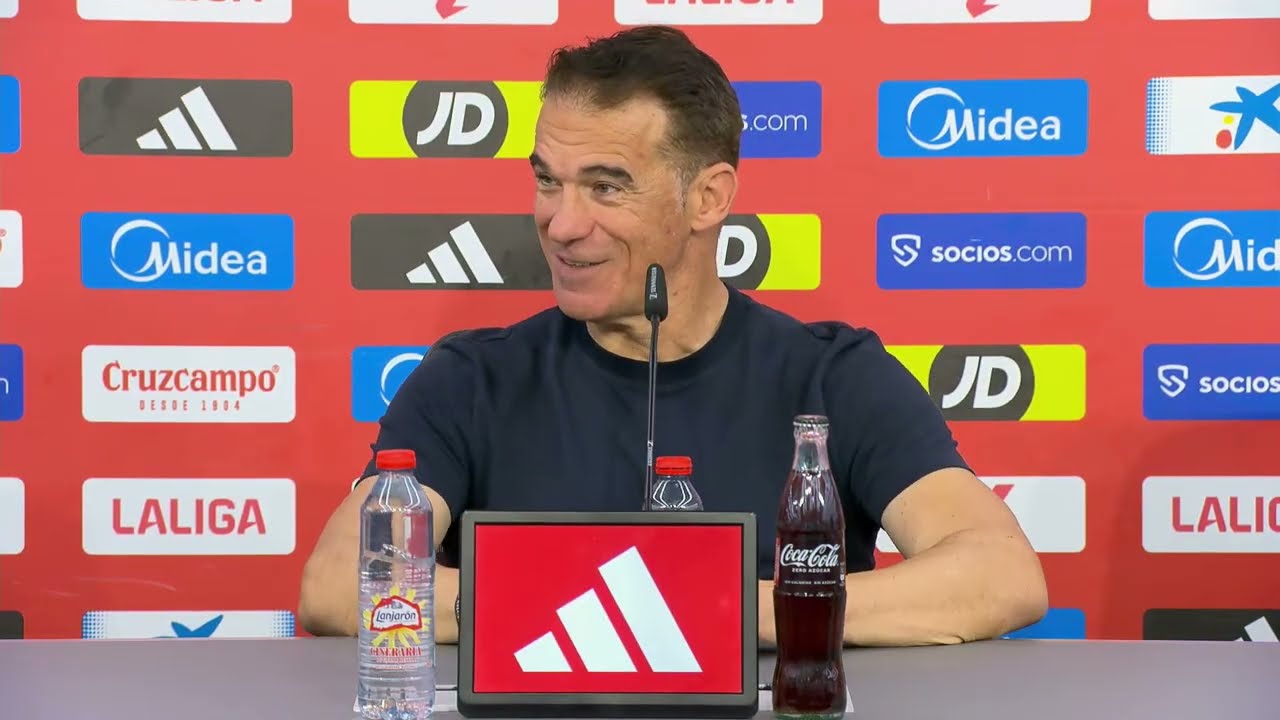 García Plaza: "Hemos hecho un partido de 3-0"