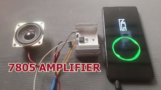 How to Make Amplifier Circuit Using L7805 IC
