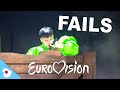 Fails from the first semifinal  eurovision 2023