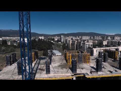 აპრილის თვის მშენებლობის პროცესი !  ჩვენ უკვე მე-12-ე სართულს ვაშენებთ!