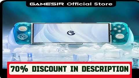A must-have product! GameSir X3 Pro Gamepad Mobile Phone Controller with Cooling Fan for Cloud Gam