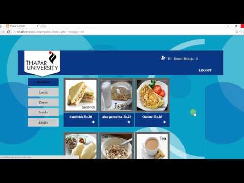 Canteen management project || PHP || HTML || CSS || BOOTSTRAP || SQL