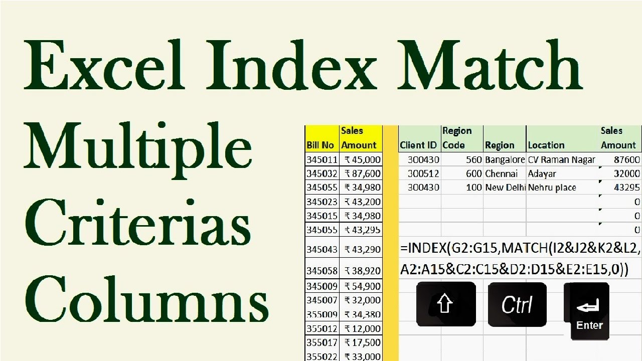 index-match-with-multiple-criteria-excel-multiple-columns-match-excel-tutoring-youtube