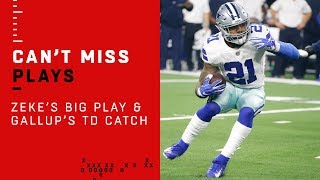 Zeke's BIG 3rd Down Run Sets Up Dak's Dime to Gallup!