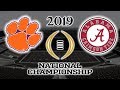 Clemson vs Alabama Football 2019 National Championship Game Highlights