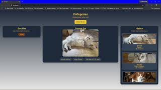 CodePath WEB-102 (Spring 2026) - Project 4 - CATegories (StumbleUpon like app, but for cats!!!) Profile