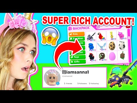 I Found My OLD FORGOTTEN SUPER RICH ADOPT ME ACCOUNT! (Roblox)