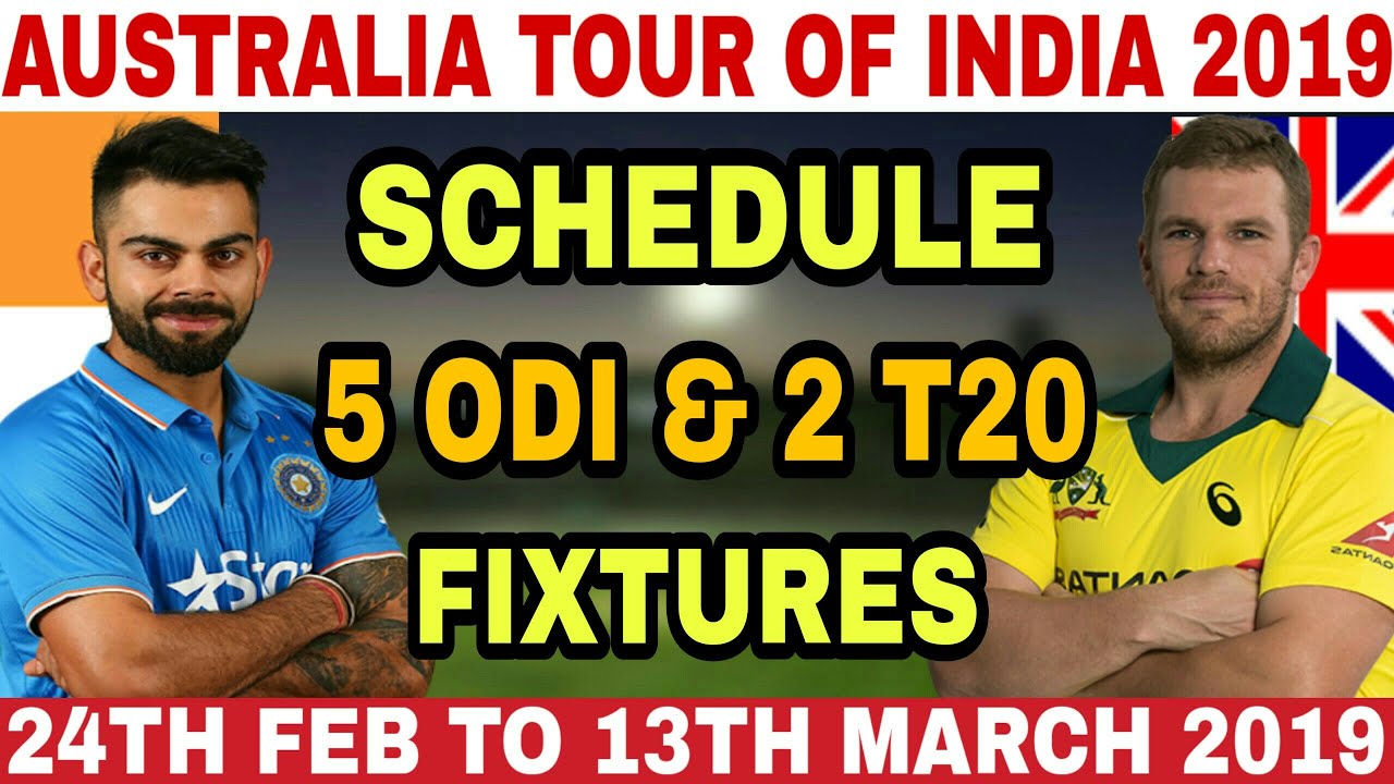 india tour australia 2019