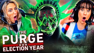 THE PURGE: ELECTION YEAR MOVIE REACTION!! FIRST TIME WATCHING! Full Movie Review | The Purge 3 2016