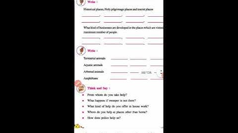 STD 5 EM ENV HOW MUCH HAVE YOU LEARNT 2 P 2 URVI POPAT