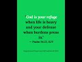 God Is Your Refuge and Defense: Psalm 94:22 Encouragement