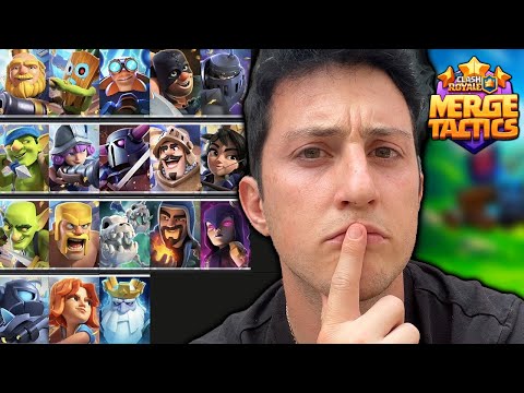 I MADE A TIERLIST OF ALL THE CARDS in Merge Tactics