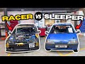 Peugeot 106 showdown 450hp track beast vs 200hp street sleeper