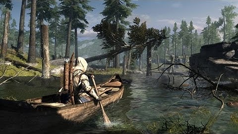 ASSASSINS CREED 3 !! FREE RUNNING IN THE FOREST !!