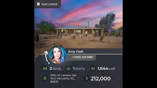 Check out my new listing Address: 3950 W Camino Del Toro Sahuarita, AZ, 85629