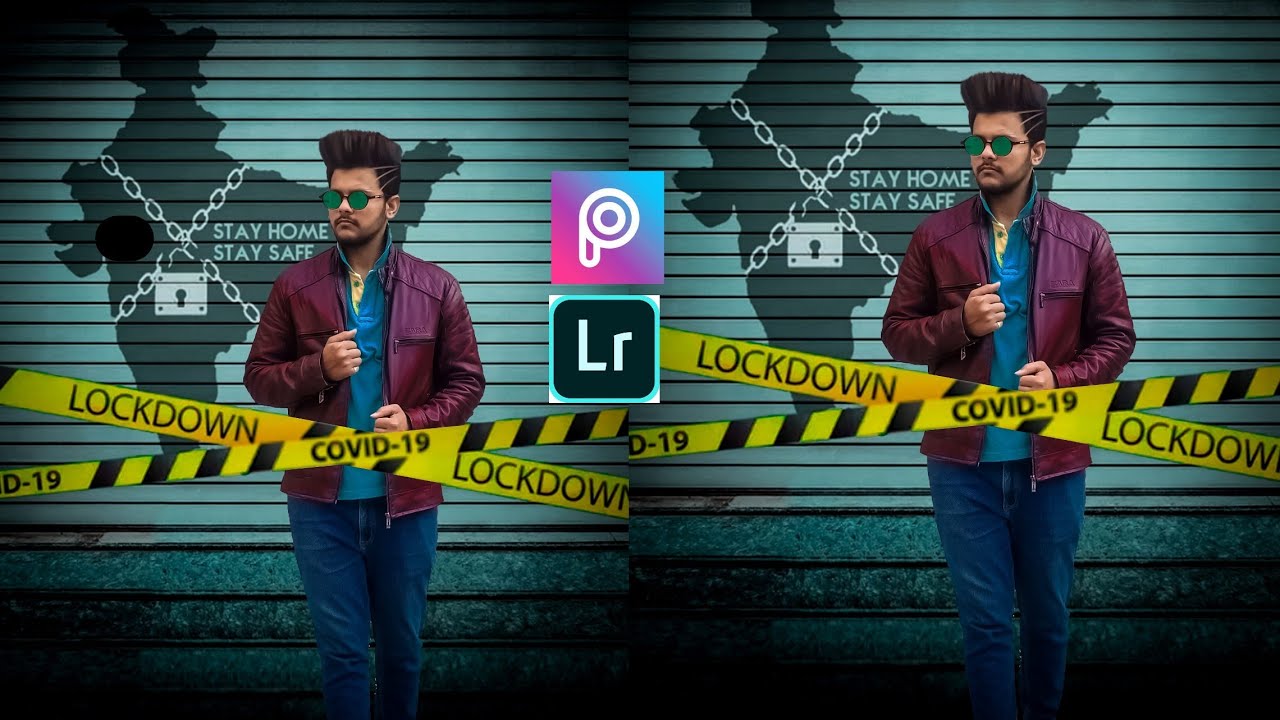 Picsart lockdown concept 💥 editing tutorial picsart light