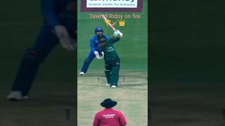 Towhid Hridoy Monster Six! 😱 | Bangladesh Power Hitting 💪 | #bdcricket #shorts