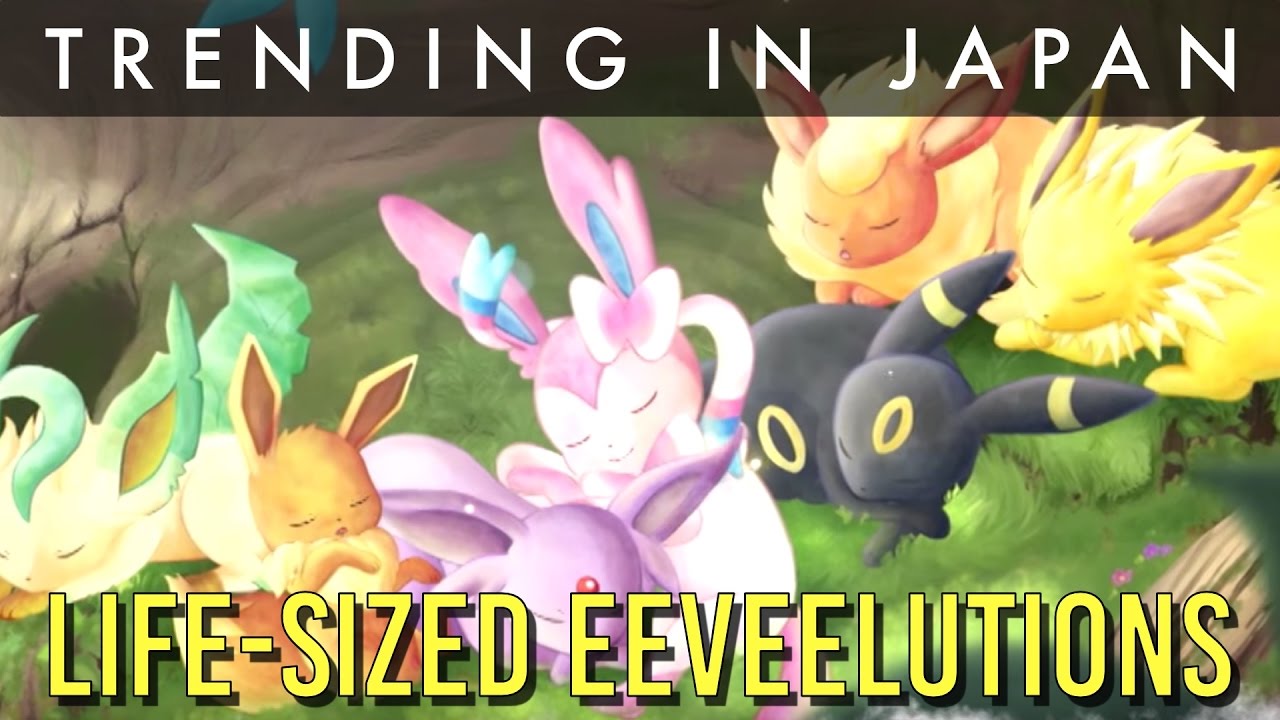 Life Sized Pokemon Eeveelutions Plush Are Super Expensive Youtube