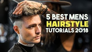 5 Awesome Hairstyle Tutorials for Men 2018 | Mens Hair | BluMaan 2018 screenshot 1