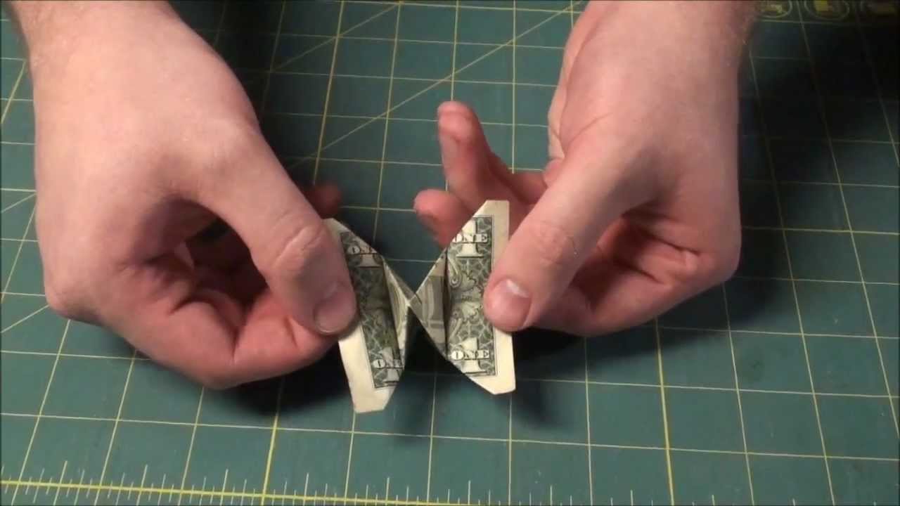 How To Make A Dollar Bill Bow Tie Money Origami Bowtie Easy - how to make a dollar bill bow tie money origami bowtie easy beginner tutorial in hd youtube