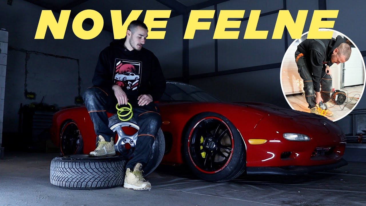 BRESKVICA TRAZI DA SPUSTIMO MAZDU RX-7 | Stavili nove felne |