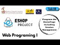 Design & Program the Homepage  With  Latest Products | Task 08 | Eshop Project | Java Institute