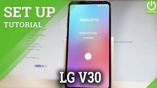 How to Set Up LG V30 - First Activation |HardReset.info