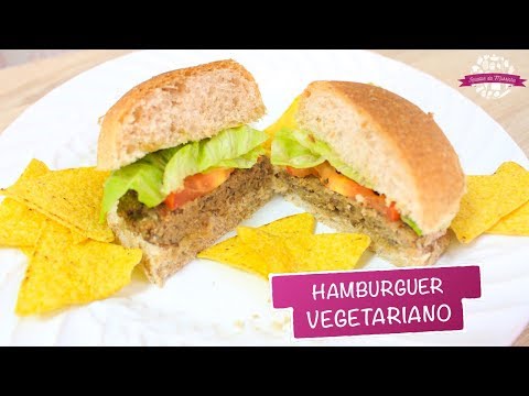 HAMBÚRGUER VEGETARIANO DE BERINJELA - #454 - Receitas da Mussinha