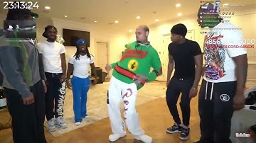 Chris Brown and Kai cenat dance battle💀