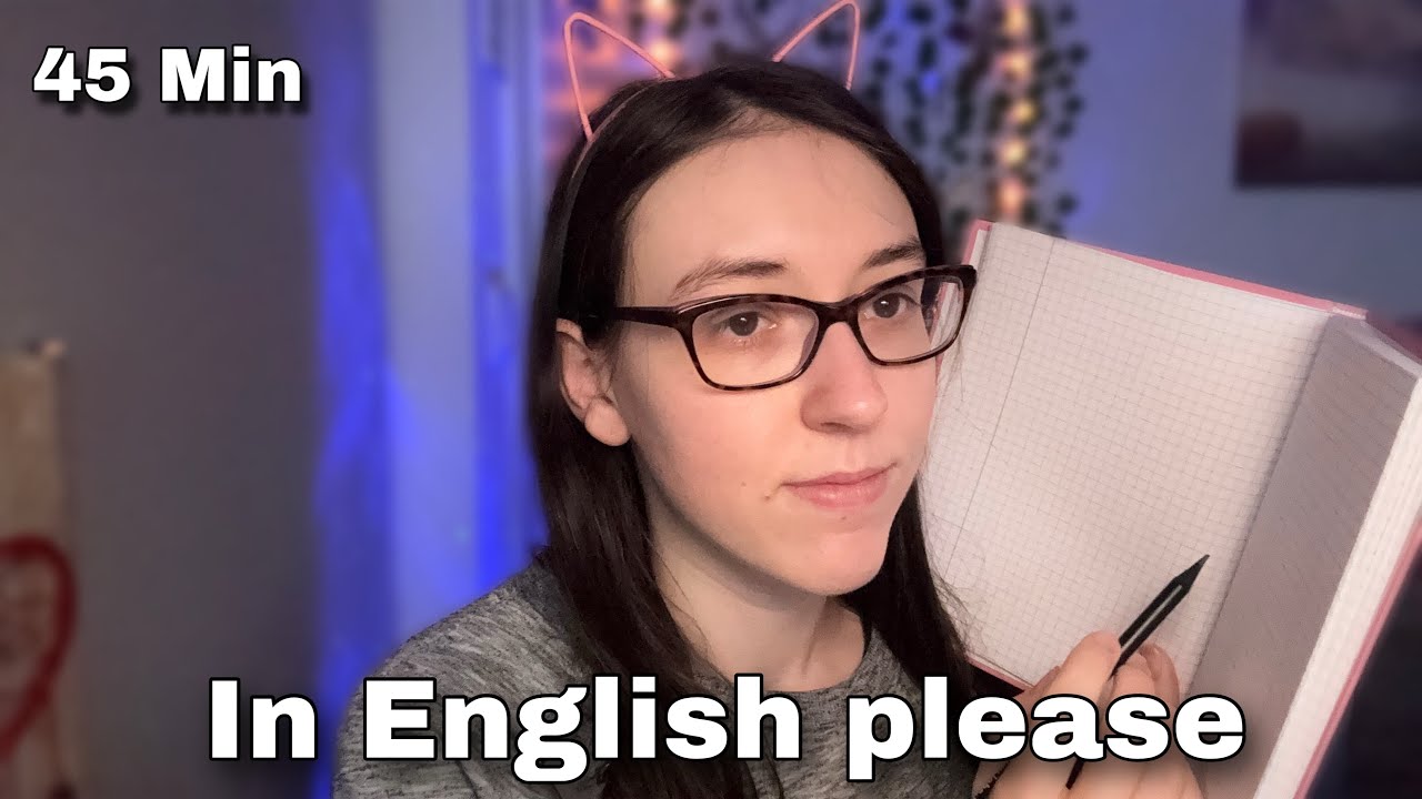 Asmr Ganze Englisch Stunde (45 Min Rollenspiel) 👩🏻‍🏫